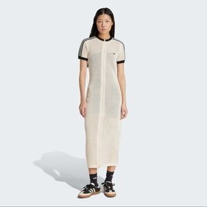 Adidas Originals Premium Crochet Knit Dress, Sporty And Chic Breathable Summer …